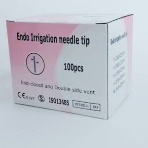Aguja de Irrigación Endodóntica Salida Lateral Doble 30g x 25mm x 100