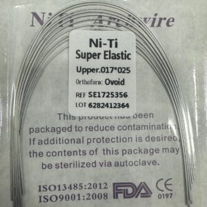 Arco Upper .017*025 Forma Ovoid NI-TI Super Elastic