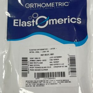 Elástico Intraoral de Látex Ligero 1/8 Bolsa x 1,000 Orthometric