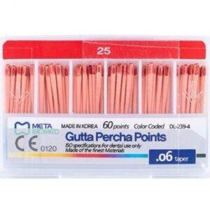 Puntas de Gutta Percha #25 x 60