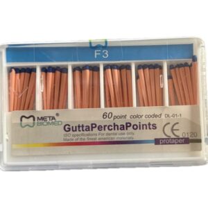 Puntas de Gutta Percha F3 x 60