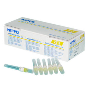 Aguja dental 27G x 21mm, caja x 100 - Nipro