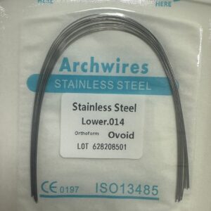 Arco inferior acero inoxidable .014 ovoide, 10 unidades - MedicalTools