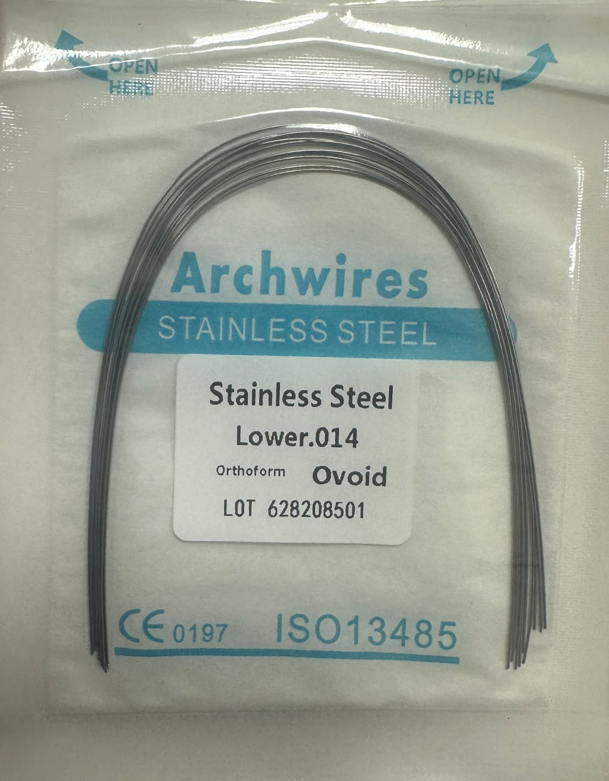 Arco inferior acero inoxidable .014 ovoide MedicalTools