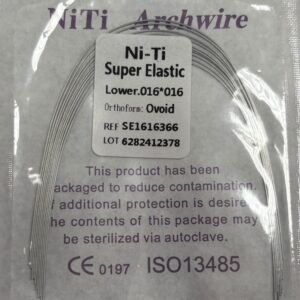 Arco inferior NiTi .016x016 rectangular ovoide - MedicalTools
