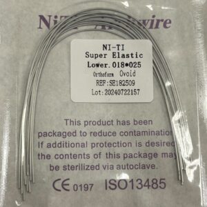 Arco inferior NiTi .018x025 rectangular ovoide - MedicalTools