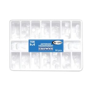 Coronas transparentes anteriores, kit 64 piezas - MedicalTools