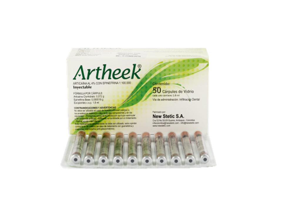 Anestesia articaína 4% Artheek, vista adicional - New Stetic