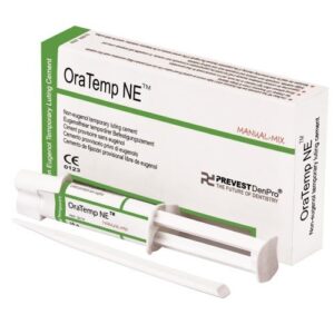 Cemento de fijación temporal sin eugenol OraTemp NE cartucho de 15 g - Prevest