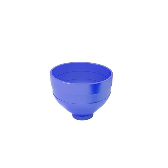 Taza de hule para mezclar yeso y alginato