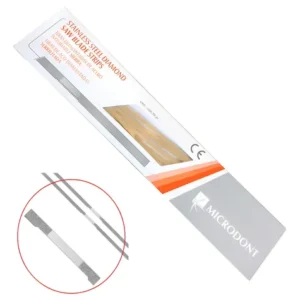 Tira diamantada con sierra de acero inoxidable, 6 piezas - Microdont