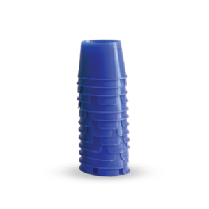 Vaso plástico dappen azul, caja de 50 - Euronda